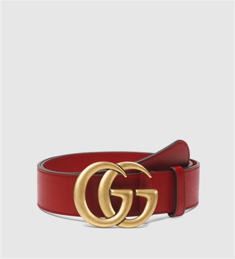 red leather double g gucci belt|Gucci Double G belt 3cm.